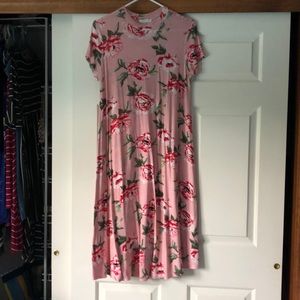 Beautiful floral Midi dress, sold by Jessa Kae